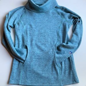 Kühl | Heather Blue Cowl Neck Long Sleeve | 7-8